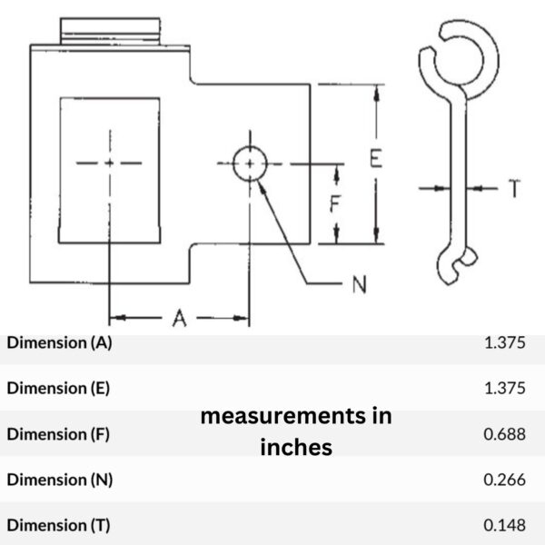 62-A1 Attachment Dimension