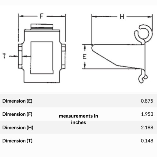 62-HB4 Attachment Diagram & Dimensions