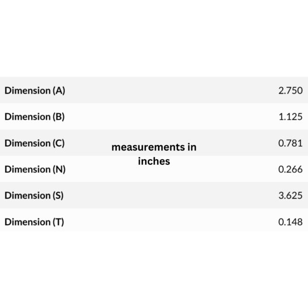 62-SH Attachment Dimension